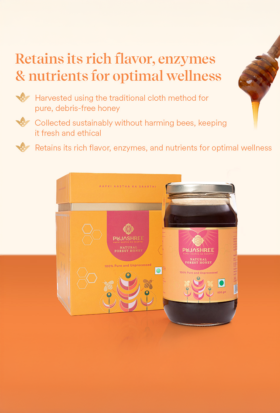 Natural Forest Honey – Pure Honey for Sacred Offerings, Immunity