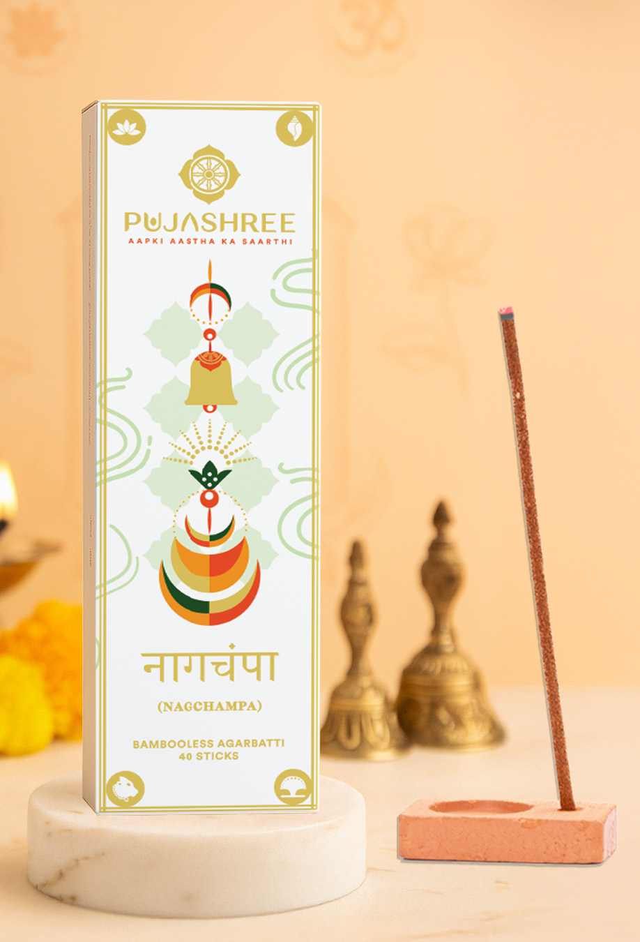 Nagchampa Bambooless Agarbatti – Sacred Aroma for Deep Devotion