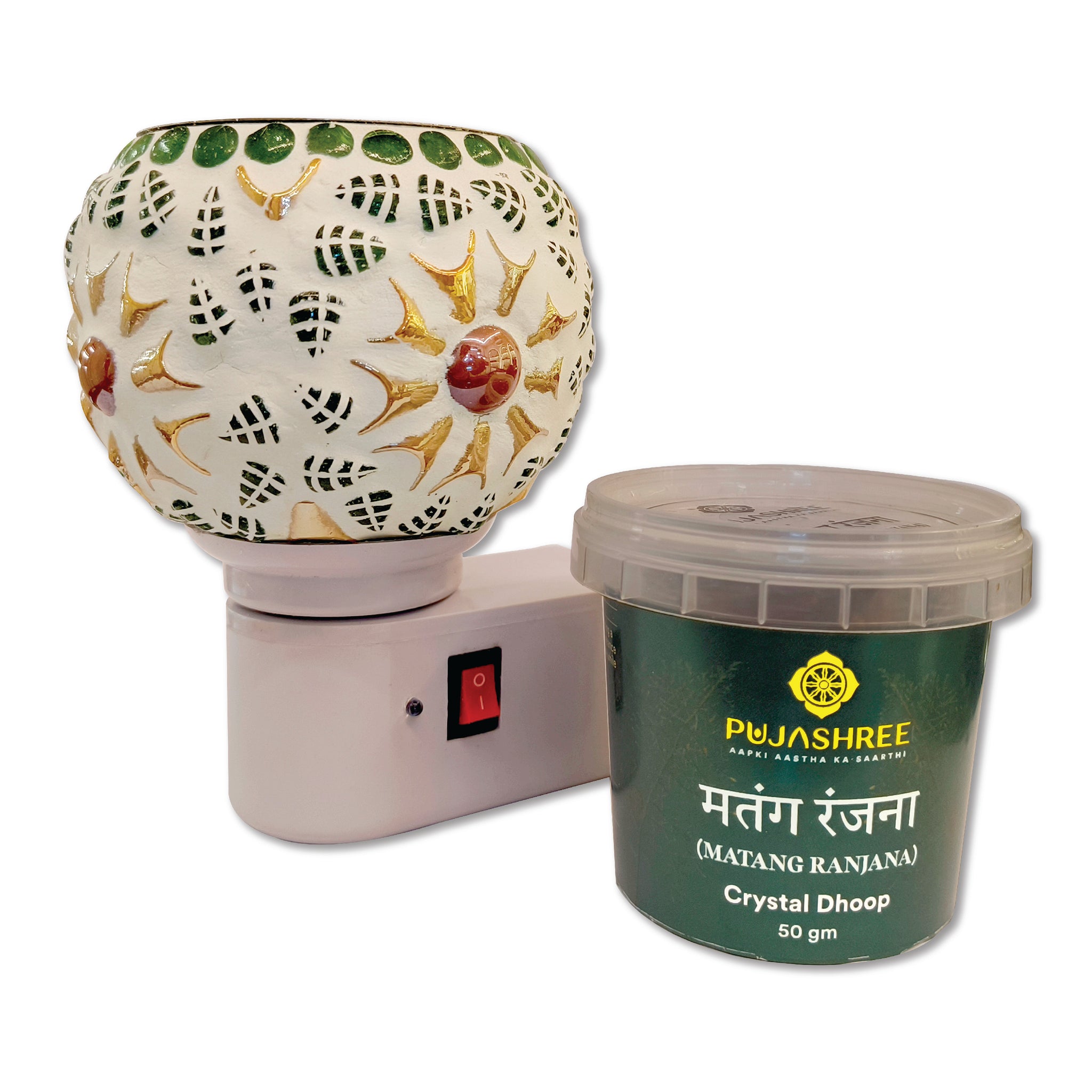 Pujashree Ceramic Electric Burner with Matang Ranjana