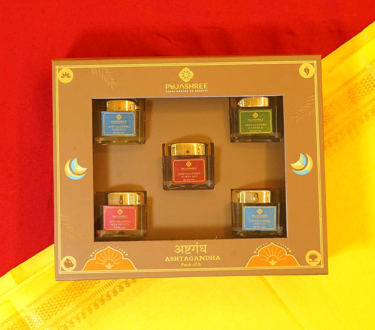 Pujashree Ashtagandha Tika (Pack of 5)