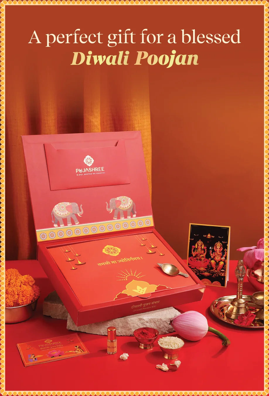 豊後あき姫様　30本セット　7/17 8/17 9/17×10 Diwali Pooja Kit – Pujashree